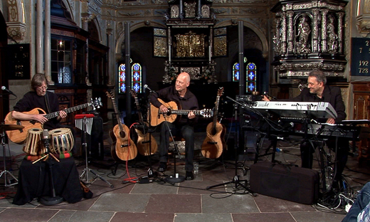 Finn Olafsson with Torsten Olafsson (left) and Michael Vogelius Larsen (right) in Frederiksborg Castle Castle Chapel on September 29, 2013