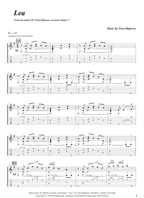 Hamlet's Castle sheet music / TAB