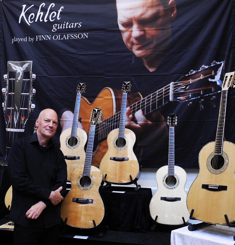 Finn Olafsson at Copenhagen Guitarshow 2014, Denmark