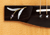 Kehlet Grand Folk Finn Olafsson Signature, inlay in bridge